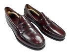 G.H. Bass & Co Weejuns Men's Size 12D Wine Colored Leather Penny Loafer Shoes