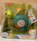 Fisher-Price Linkimals Sit-to-Crawl Sea Turtle Light-up Musical Crawling Toy NEW