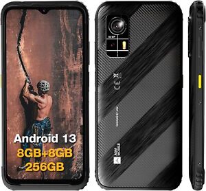 AGM H6 10.75mm Ultra-Thin Rugged Smartphone Unlocked 6.56'' 16GB+256GB Phones