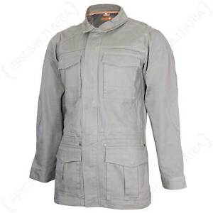 Percussion Saharienne Cargo Jacket - Light Khaki Jacket Top Cotton All Sizes New