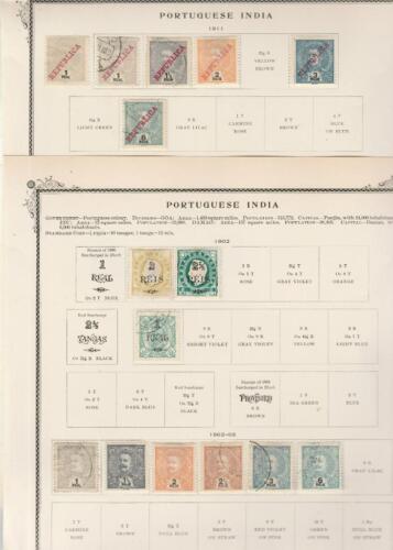 Classic Portuguese India Collection On Scott Pages (1902-1913) - SEE!!!