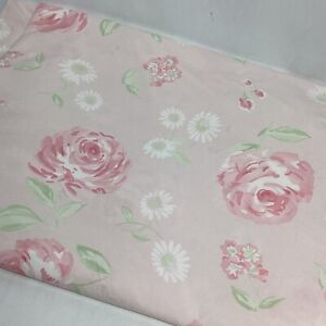Pottery Barn Kids Pink Floral Duvet Cover 92x86 Full/Queen Organic Cotton