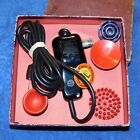 Vintage WAHL Hand-E Vibrator Massager with Attachments and Case Works **READ**