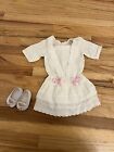 American Girl Rebecca Rubin’s Retired Lace Outfit. Shoes And Dress COMPLETE