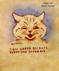 Happy Cat Journal: 8x10 Journal/Notebook 200 Ruled Blank Pages Diary Louis Wain