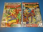 Amazing Spider-man #165,166 Bronze age lot of 2 Lizard Good to GVG