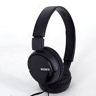 Sony MDR-ZX110 Black Wired Swivel Folding Headphones TESTED