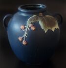 Roseville Art Pottery 9” Bushberry 2 Handled Vase Reproduction