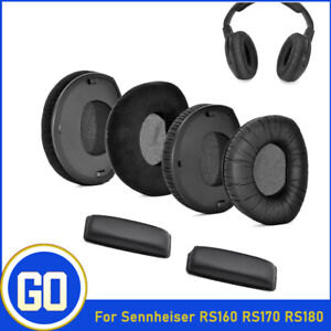 Replacement Ear Pads Cushion Earmuffs For Sennheiser HDR RS160/170/180 Headphone