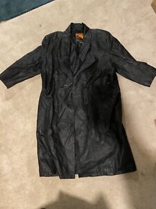 Outback Vintage Leather Trench Coat