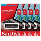 SanDisk Cruzer Glide USB 3.0 16GB 32GB 64GB 128GB Flash Drive Thumb Stick Memory