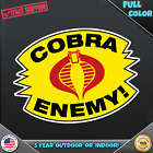 GI JOE Cobra Enemy Toy Logo 1980's Cartoon 156 Car Truck SUV VINYL DECAL STICKER