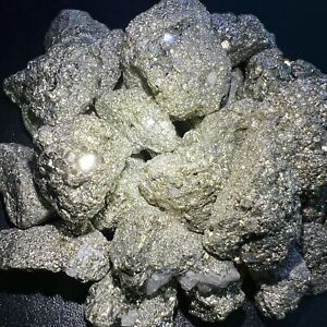 Iron Pyrite Rough (1 Kilo)(2.2 LBs) Wholesale Bulk Lot Raw Fools Gold Nugget