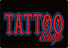 TATTOO SHOP| Laminated Vinyl Decal Sticker Label