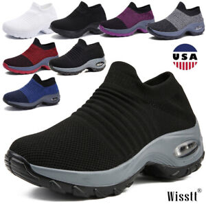 Womens Sport Fashion Air Sneakers Athletic Outdoor Running Walking Shoes Flats