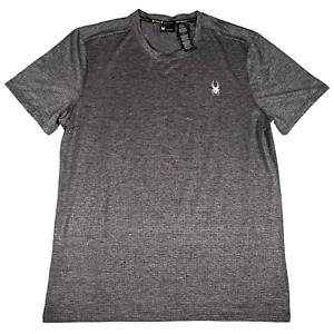 Spyder Active Short Sleeve Shirt Men's XL Gray