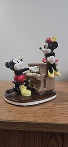 New ListingVintage Disney Mickey & Minnie Mouse Piano Music Box