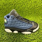 Nike Air Jordan 13 Brave Blue Boys Size 1Y Athletic Shoes Sneakers 414575-400