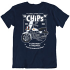 Highway Patrol Road Chips Police Motorcycle California TV Retro T-Shirt Gift New