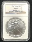 2017 AMERICAN SILVER EAGLE NGC MS69