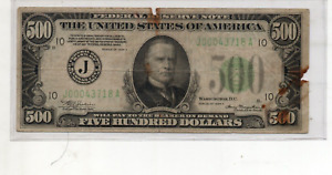 1934A Federal Reserve Note $500