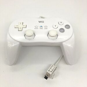 Official Nintendo Wii Pro Controller Classic Black or White RVL-005 OEM TESTED