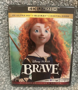 Disney Brave (4K Ultra HD + Blu-Ray + Digital, 2012) New Sealed