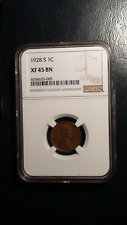 1928 S Lincoln Wheat Cent NGC XF45 BN BETTER DATE 1C Coin PRICED TO SELL!