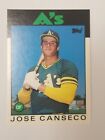 1986 Topps Traded #20T Jose Canseco RC Rookie Oakland Athletics Baseball Card