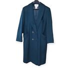 Vintage Women's Worthington Wool Long Trench Coat Size 10P Two Button