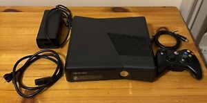 New ListingMicrosoft XBox 360 S Slim 250GB Black Video Game Console System - Tested Works