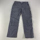 Carhartt Pants Mens 33x30 Double Knee Workwear Rugged Grey Relaxed Fit 102802