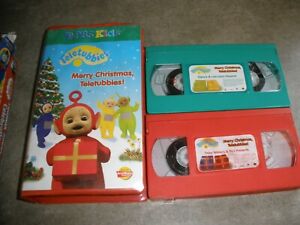 Teletubbies - Merry Christmas, Teletubbies (VHS, 1999, 2-Tape Set)
