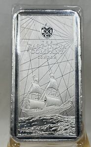 2021 St. Helena £10 East India Company 250g .999 Fine Silver Bar Free Shipping
