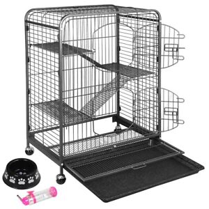 Durable Ferret Cage Rabbit Chinchilla Rat Cage Small Animal Play House 37