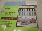 New Simply Baby by NoJo Secure-Me Crib Liner Four-piece Design  ~  Blue NIP