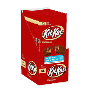 KIT KAT Milk Chocolate, Bulk, Individually Wrapped XL Wafer Candy Bars, 4.5 Oz (