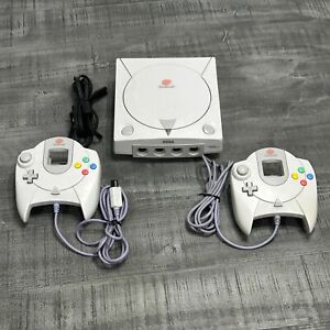 Sega Dreamcast HKT-3020 Video Game Console System Bundle w/ 2 Controllers