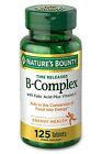Vitamin B-Complex 125 Tablets, Time Released,  with Folic & Vitamin C Vegetarian