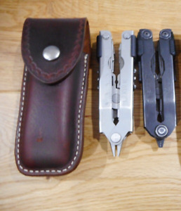 Gerber MP600 or Diesel multi tool leather sheath. Tooled.  Sheath only.