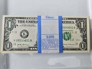 New Listing100 consecutive 1 dollar bills