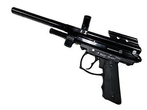 Spyder Compact Deluxe Vertical Tank Paintball Gun & Barrel WORKS GREAT Free Ship