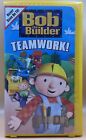 Bob the Builder - Teamwork VHS 2003 Small Yellow Clamshell *Buy 2 Get 1 Free*