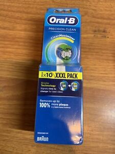 10 PCS XXXL PACK Replacement Toothbrush Heads Oral B Precesion Clean