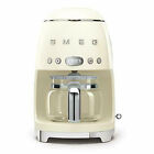 New ListingSMEG DCF02 Retro Style 10-Cup Drip Filter Coffee Maker - Cream