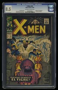 X-Men #25 CGC VF+ 8.5 Off White to White 1st Appearance El Tigre Jack Kirby Art!