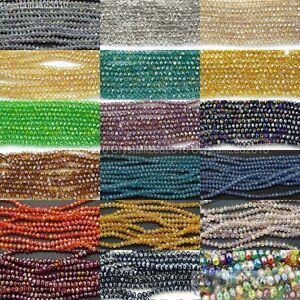 Freeshipping 100Pcs Top Quality Czech Crystal Faceted Rondelle Beads 6x 8mm Pick