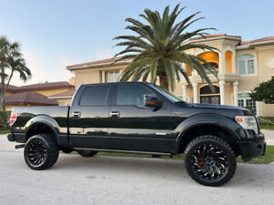 2013 Ford F-150 LIMITED 4X4 SUPERCREW 3.5L V6 TURBO - BLACK OVER RED INTERIOR!