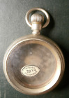 Antique 18 size ILLINOIS tip-out Nickel Pocket Watch CASE Only 18s Parts Repair