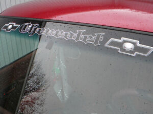 Chevrolet - Bowtie Skulls - windshield window tailgate decal sticker Chevy Z71